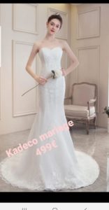 Kadeco mariage Robes de mariée à moins de 500€